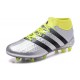 Chaussures de Football Hommes - adidas ACE 16.1 Primeknit FG/AG Noir Argenté Volt