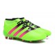 Chaussures de Football Hommes - adidas ACE 16.1 Primeknit FG/AG Vert Rose Noir