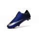 2016 Crampons de Foot Nike Mercurial Vapor X FG Homme Bleu Royal Argent Noir