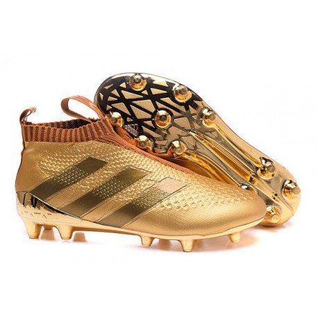 2016 Adidas Ace16+ Purecontrol FG/AG Chaussures de Football Or