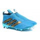 2016 Adidas Ace16+ Purecontrol FG/AG Chaussures de Football Bleu Or