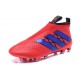 2016 Adidas Ace16+ Purecontrol FG/AG Chaussures de Football Rouge Bleu