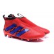 2016 Adidas Ace16+ Purecontrol FG/AG Chaussures de Football Rouge Bleu