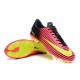 Chaussures pour hommes - Nike Mercurial Vapor 11 FG Crampons de Football Rose Volt Noir