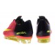 Chaussures pour hommes - Nike Mercurial Vapor 11 FG Crampons de Football Rose Volt Noir