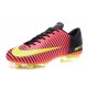 Chaussures pour hommes - Nike Mercurial Vapor 11 FG Crampons de Football Rose Volt Noir
