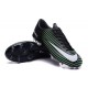 Chaussures pour hommes - Nike Mercurial Vapor 11 FG Crampons de Football Noir Blanc Bleu Volt