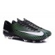 Chaussures pour hommes - Nike Mercurial Vapor 11 FG Crampons de Football Noir Blanc Bleu Volt