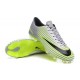 Chaussures pour hommes - Nike Mercurial Vapor 11 FG Crampons de Football Argenté Noir Vert