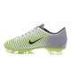 Chaussures pour hommes - Nike Mercurial Vapor 11 FG Crampons de Football Argenté Noir Vert