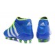 Chaussures de Football Hommes - adidas ACE 16.1 Primeknit FG/AG Bleu Vert Blanc