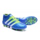 Chaussures de Football Hommes - adidas ACE 16.1 Primeknit FG/AG Bleu Vert Blanc