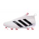 2016 Adidas Ace16+ Purecontrol FG/AG Chaussures de Football Blanc Noir Rouge