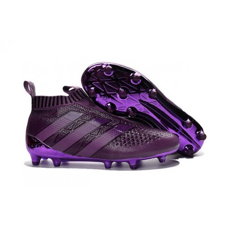 2016 Adidas Ace16+ Purecontrol FG/AG Chaussures de Football Violet
