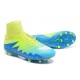 Nouvelles chaussures Nike HyperVenom Phantom II FG Football Crampons Bleu Volt Blanc