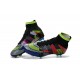 2016 Homme Chaussures Football Mercurial Superfly FG Noir Vert Rouge Bleu What the Mercurial