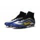 Chaussures Mercurial Superfly Heritage FG Nouvelle Pas Cher Noir Argenté Bleu Jaune