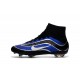 Chaussures Mercurial Superfly Heritage FG Nouvelle Pas Cher Bleu Noir Argenté Blanc