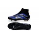 Chaussures Mercurial Superfly Heritage FG Nouvelle Pas Cher Bleu Noir Argenté Blanc