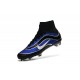 Chaussures Mercurial Superfly Heritage FG Nouvelle Pas Cher Bleu Noir Argenté Blanc