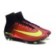 2016 Homme Chaussures Football Mercurial Superfly V FG Carmin Volt Rose