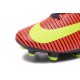 2016 Homme Chaussures Football Mercurial Superfly V FG Carmin Volt Rose