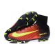 2016 Homme Chaussures Football Mercurial Superfly V FG Carmin Volt Rose