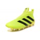 2016 Adidas Ace16+ Purecontrol FG/AG Chaussures de Football Volt Or Noir