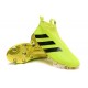 2016 Adidas Ace16+ Purecontrol FG/AG Chaussures de Football Volt Or Noir