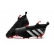 2016 Adidas Ace16+ Purecontrol FG/AG Chaussures de Football Noir Rouge Blanc