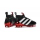 2016 Adidas Ace16+ Purecontrol FG/AG Chaussures de Football Noir Rouge Blanc