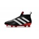 2016 Adidas Ace16+ Purecontrol FG/AG Chaussures de Football Noir Rouge Blanc