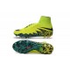 Nouvelles chaussures Nike HyperVenom Phantom II FG Football Crampons Volt Noir Hyper Turquoise