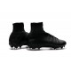 Chaussures Football Mercurial Superfly V FG 2016 Crampons pour Homme tout Noir