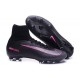 Chaussures Football Mercurial Superfly V FG 2016 Crampons pour Homme Pitch Dark Pack - Noir Rose