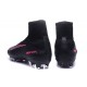Chaussures Football Mercurial Superfly V FG 2016 Crampons pour Homme Pitch Dark Pack - Noir Rose
