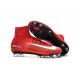 Chaussures Football Mercurial Superfly V FG 2016 Crampons pour Homme Rouge Blanc Noir