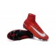 Chaussures Football Mercurial Superfly V FG 2016 Crampons pour Homme Rouge Blanc Noir