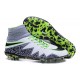 Hommes Nike HyperVenom Phantom II FG Chaussures de football ACC Blanc Vert Gris Noir