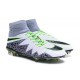 Hommes Nike HyperVenom Phantom II FG Chaussures de football ACC Blanc Vert Gris Noir