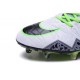 Hommes Nike HyperVenom Phantom II FG Chaussures de football ACC Blanc Vert Gris Noir