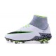 Hommes Nike HyperVenom Phantom II FG Chaussures de football ACC Blanc Vert Gris Noir