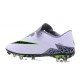 Pas Cher Crampons Nike Hypervenom Phinish II FG Blanc Vert Gris Noir