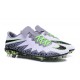 Pas Cher Crampons Nike Hypervenom Phinish II FG Blanc Vert Gris Noir