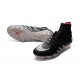 Nouvelles chaussures Nike HyperVenom Phantom II FG Football Crampons NJR x Jordan Noir Blanc Argenté