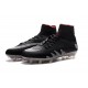 Nouvelles chaussures Nike HyperVenom Phantom II FG Football Crampons NJR x Jordan Noir Blanc Argenté