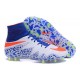 Hommes Nike HyperVenom Phantom II FG Chaussures de football ACC Bleu Blanc Orange