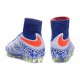 Hommes Nike HyperVenom Phantom II FG Chaussures de football ACC Bleu Blanc Orange
