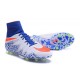 Hommes Nike HyperVenom Phantom II FG Chaussures de football ACC Bleu Blanc Orange