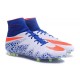 Hommes Nike HyperVenom Phantom II FG Chaussures de football ACC Bleu Blanc Orange